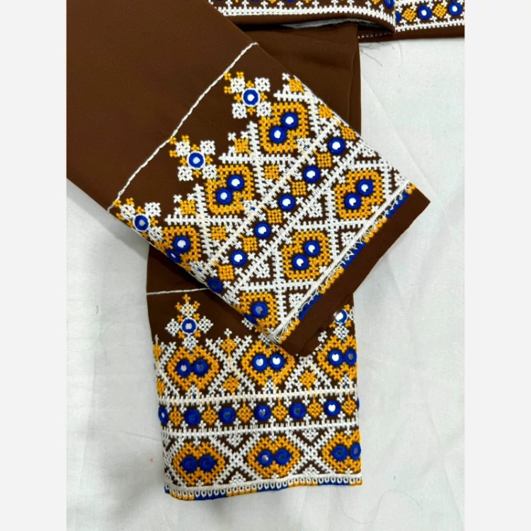 لباس بلوچی 5 وجب سوزنی آینه طلقی