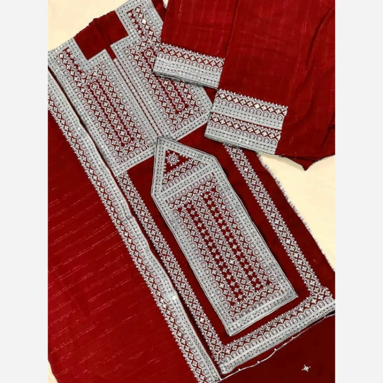لباس بلوچی سوزنی 5 وجب زری دوز