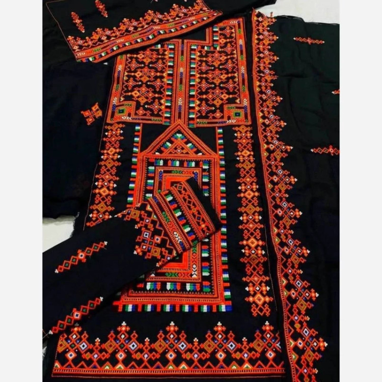 لباس بلوچی سوزنی 5 وجب طرح خاص