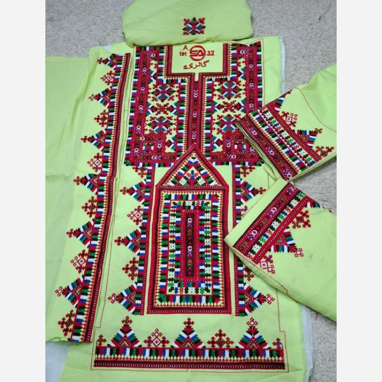 لباس بلوچی سوزنی 5 وجب طرح ایما