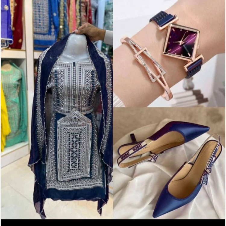 لباس بلوچی سوزنی 5 وجب طرح جدید